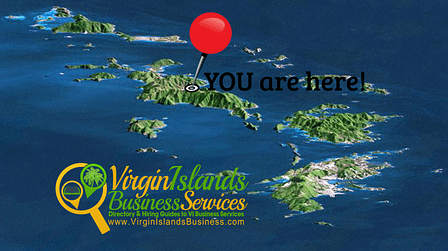 You are here map Virgin Islands Business