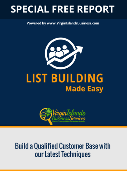 List Building for Virgin Islands Business